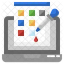 Online Color  Icon