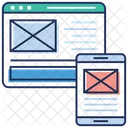 Web Page Message Online Communication Email Icon