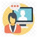 Online Communication Icon