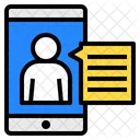 Smartphone Avatar Comunication Icon