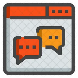 Online Communication  Icon