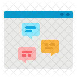 Online Communication  Icon