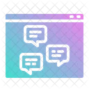 Online Communication  Icon
