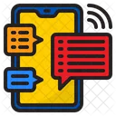 Online Communication Message Call Icon