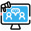 Online Communication  Icon