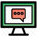 Online Communication Conversation Icon