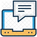Online Communication Conversation Icon