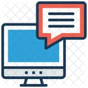 Online Communication Conversation Icon