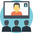 Online Conference Video Icon