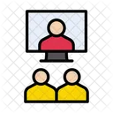 Videocalling Conference Teamwork Icon