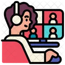 Online Conference  Icon