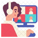 Online Conference  Icon