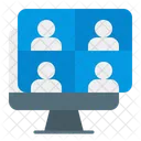 Online Conferencing Icon