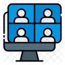 Online Conferencing Icon