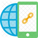 Connection Online Globe Icon