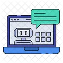 Online Consultation Consultant Customer Support Icon