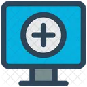 Medical Online Computer Icon