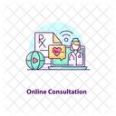 Medical Online Service Icon