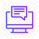 Online Consulting Online Support Online Discussion Icon