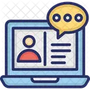 Online consulting  Icon