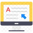 Online Content Elearning Online Education Icon