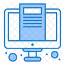 Online Content Online Document Online File Icon