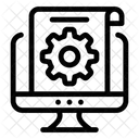 Content Settings Online Content Management File Settings Icon