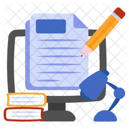 Online Content Writing  Icon