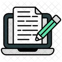 Online Content Writing  Icône