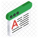 Online Content Writing Blog Writing Article Writing Icon