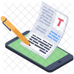 Online copywriting  Icon