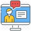 Online Counseling Consulting Chat Icon