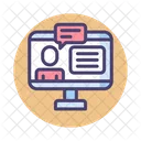 Online Counseling Counsuling Chat Icon