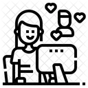 Online Couple Chat  Icon