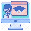 Online Course Course Learning Icon