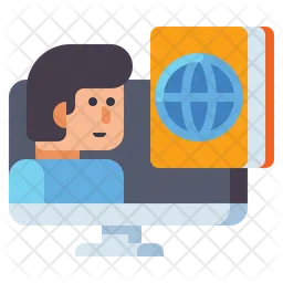 Online Course  Icon