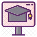 Online Course Distance Learning Online Learning Icon