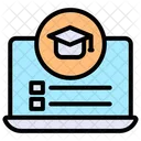 Online Course Education Online Learning Icon
