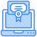 Online Course Certificate Icon