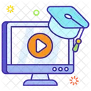 Online Education Distance Learning E Learning Icon