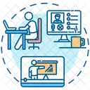 Online courses  Icône