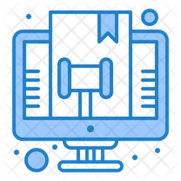 Online Court Paper  Icon