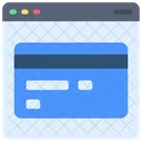 Online Credit Card  Icon