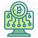 Online Cryptocurrency  Icon