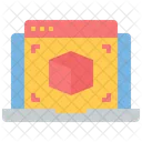 Online Cube Online Design Graphics Design Icon