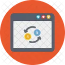 Online Currency Exchange  Icon