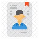 Curriculum Application Resume Icon