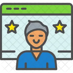 Online Customer Review  Icon