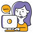 Online Customer Services  Icon