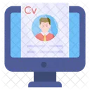 Online CV  Icon